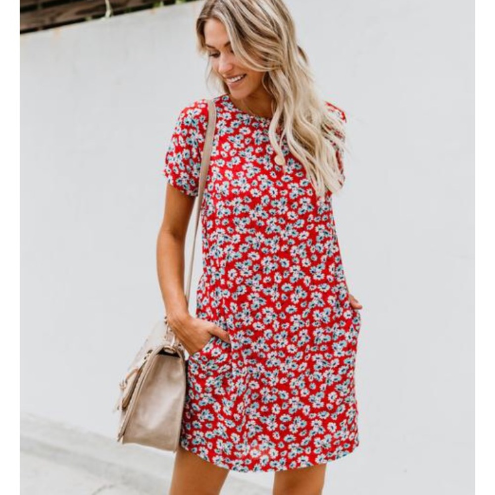 VICI FLOWER SHIFT DRESS 🌺